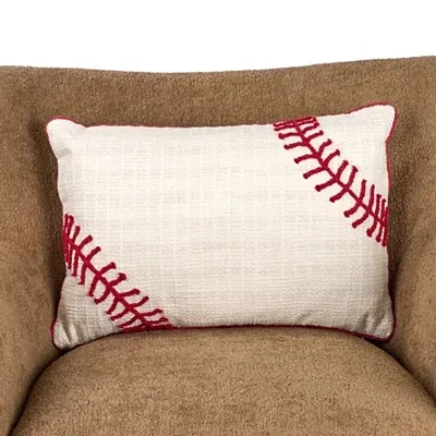 Kirkland's Baseball Stitched Lumbar Pillow In Multi
