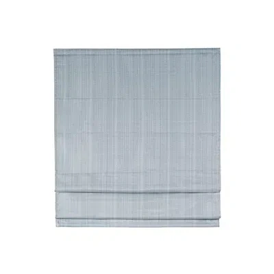 Kirkland's Basketweave Cordless Roman Shade In Blue