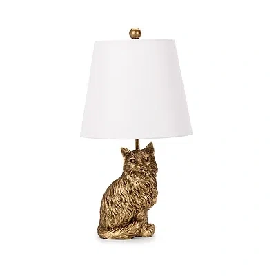 Kirkland's Baxter Cat Table Lamp In White