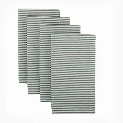 Kirkland's Bea Stripe Napkins In Blue