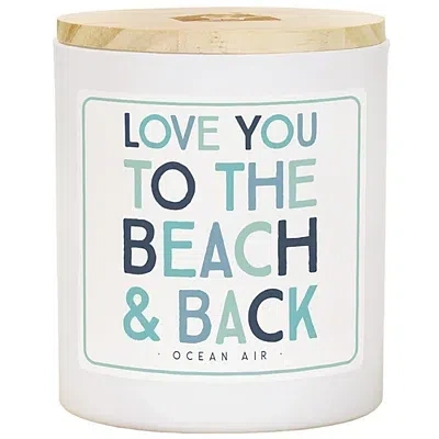Kirkland's Beach & Back Ocean Air 2-wick Jar Candle In Multi