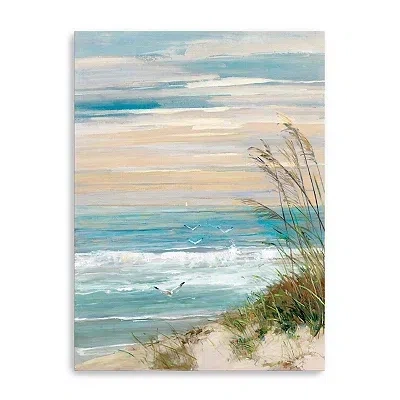 Kirkland's Beach At Dusk Canvas Art Print In Multi
