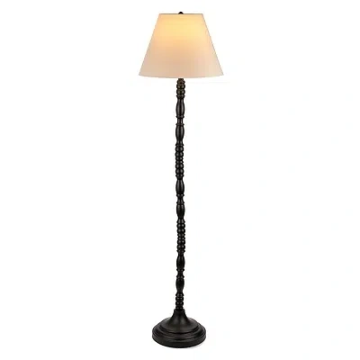 Kirkland's Beaded Adler Floor Lamp In White