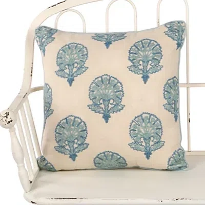 Kirkland's Beaded Floral Outdoor Pillow In Multi