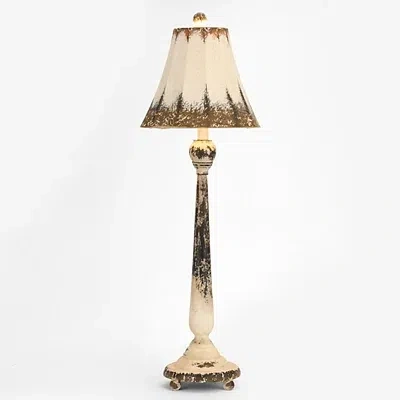 Kirkland's Belle French Distressed Buffet Lamp In Multi