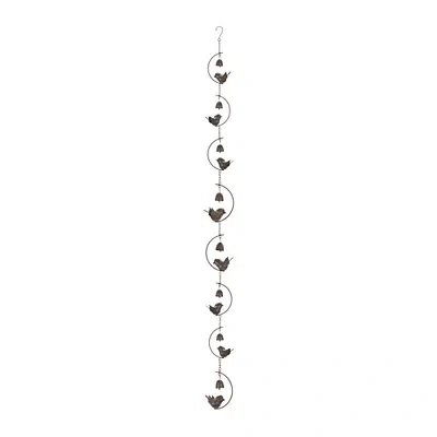 Kirkland's Birds And Bells Rain Chain In Brown