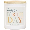 Kirkland's Birthday Cake Happy Jar Candle In White