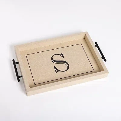 Kirkland's Blair Monogram S Tray In Black