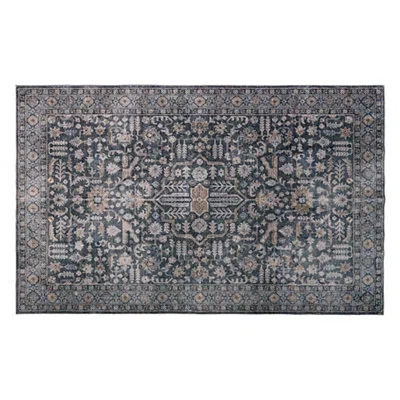 Kirkland's Blaire Medallion Washable Area Rug In Blue