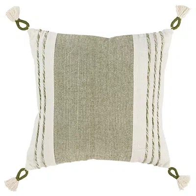 Kirkland's Block Loop Throw Pillow In Neutral