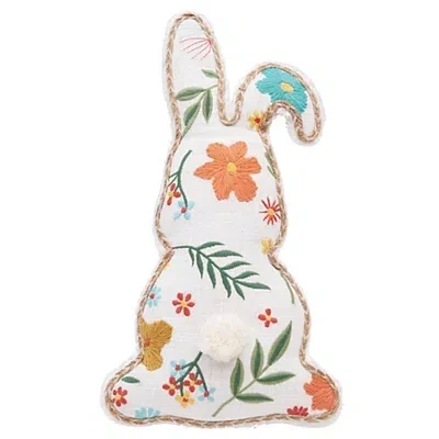 Kirkland's Blossom Bunny Shaped Pillow In Multi