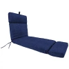 Kirkland's Blue Crosshatch Chaise Cushion In Blue