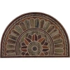 Kirkland's Boardwalk Path Ornamental Entry Slice Doormat In Brown
