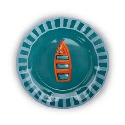 Kirkland's Boat Melamine Appetizer Plate In Multi