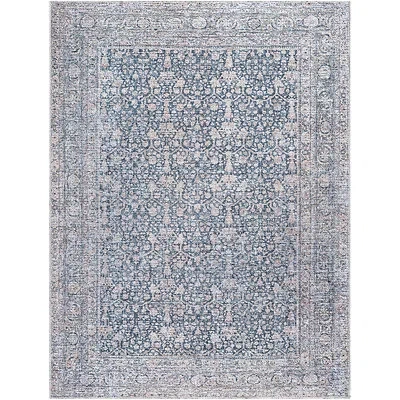 Kirkland's Boho Lorelai Washable Area Rug In Blue