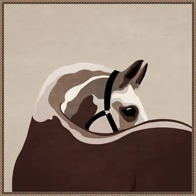 Kirkland's Boho Western Horse Framed Canvas Art Print In Multi