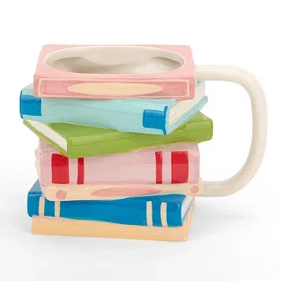 Kirkland's Book Stack Mug In Multi