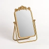 Kirkland's Bordeaux Scroll Tabletop Mirror In Gold