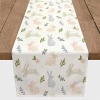 Kirkland's Botanical Bunny Table Runner In Multi