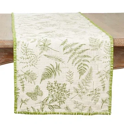 Kirkland's Botanical Whipstitch Table Runner In Multi