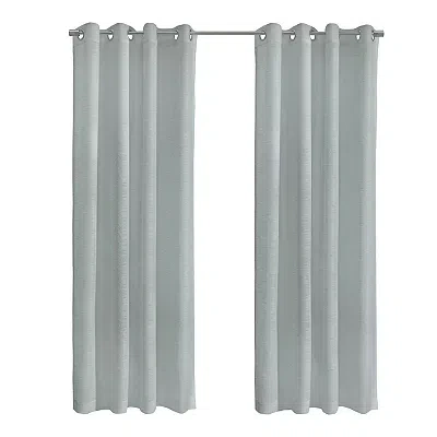 Kirkland's Boucle Sheer Single Curtain Panel In Gray