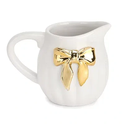 Kirkland's Bow Ceramic Creamer In Multi