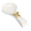 Kirkland's Bow Ceramic Spoon Rest In White