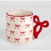 Kirkland's Bow Scalloped Mug In Multi