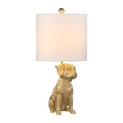 Kirkland's Boxer Table Lamp In White