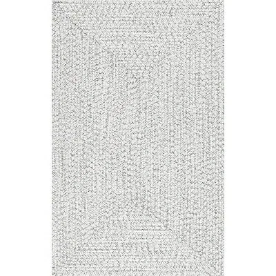 Kirkland's Braided Leah Indoor/outdoor Area Rug In Gray