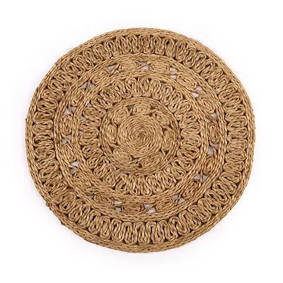 Kirkland's Braided Natural Jute Placemat In Brown