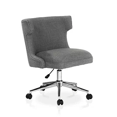 Kirkland's Briar Wingback Office Chair In Gray