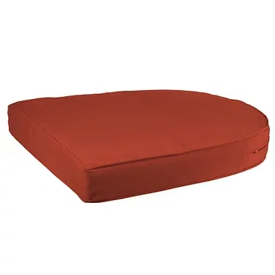 Kirkland's Brick Red Outdoor Wicker Seat Cushion