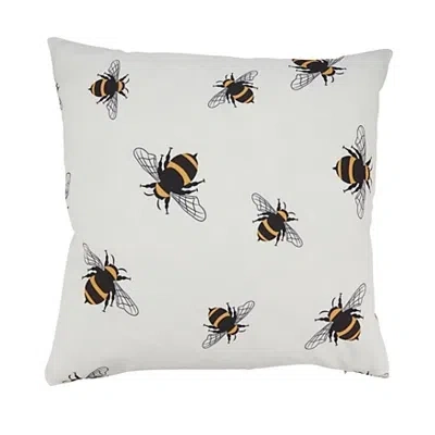 Kirkland's Bumble Bee Outdoor Pillow In White