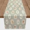Kirkland's Bunny And Flower Dot Easter Table Runner In Multi