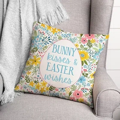 Kirkland's Bunny Kisses And Easter Wishes Pillow In Multi