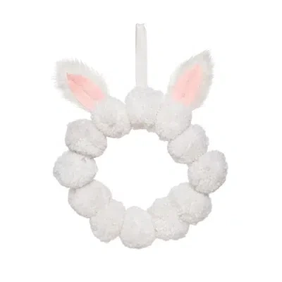Kirkland's Bunny Rabbit Wreath In White