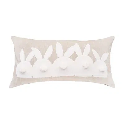 Kirkland's Bunny Tails Lumbar Pillow In Multi