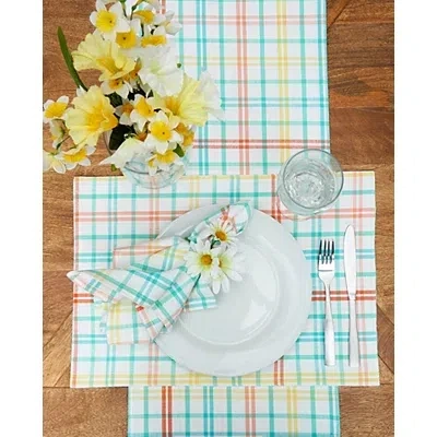 Kirkland's Bunny Trail Plaid Table Runner In Multi