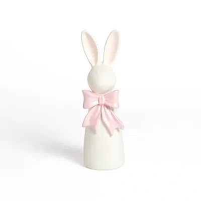 Kirkland's Bunny With Bow Figurine In Multi