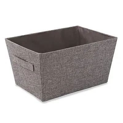 Kirkland's Burlap Storage Basket In Gray