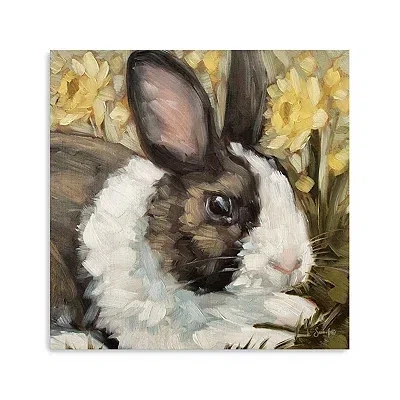 Kirkland's Buttercup Bunny Canvas Art Print In Multi