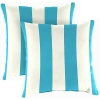 Kirkland's Cabana Striped Outdoor Pillows In Multi