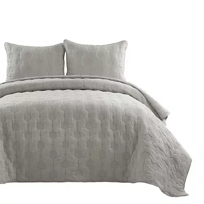Kirkland's Cali King Quilt Set In Gray