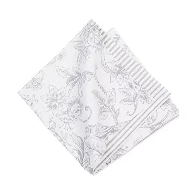 Kirkland's Callahan Songbirds And Floral Napkins In Gray