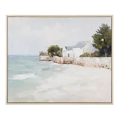 Kirkland's Calm Shores Framed Canvas Art Print In Multi