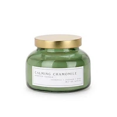 Kirkland's Calming Chamomile 2-wick Jar Candle In Green