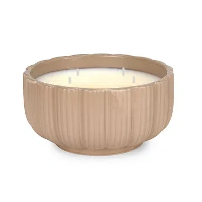 Kirkland's Calming Chamomile 4-wick Jar Candle In Brown