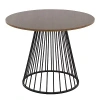 Kirkland's Canary Cosmo Round Dining Table In Brown
