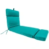 Kirkland's Canvas French Edge Chaise Cushion In Blue